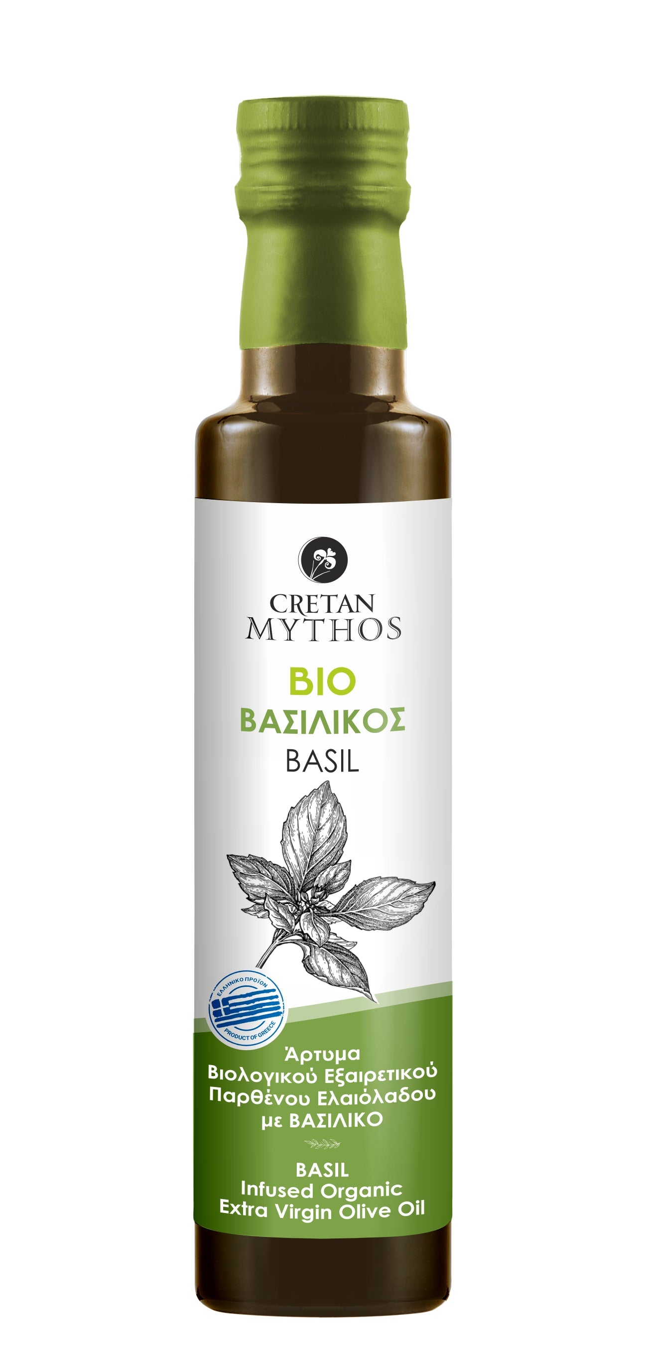 Infused BIO EVOO in 7 Natural Flavours - Cretan Mythos