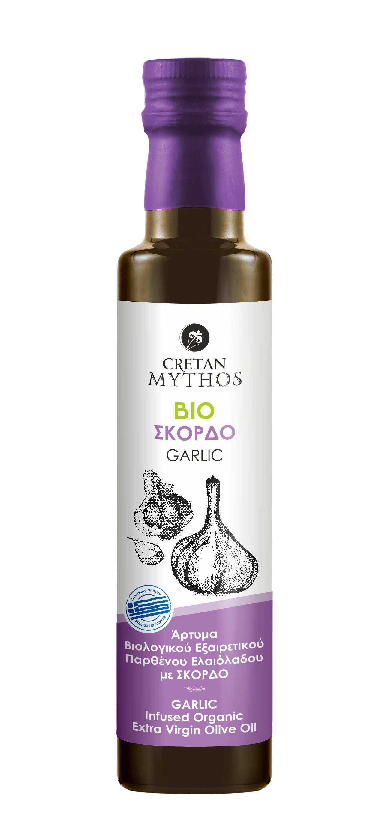Infused BIO EVOO in 7 Natural Flavours - Cretan Mythos