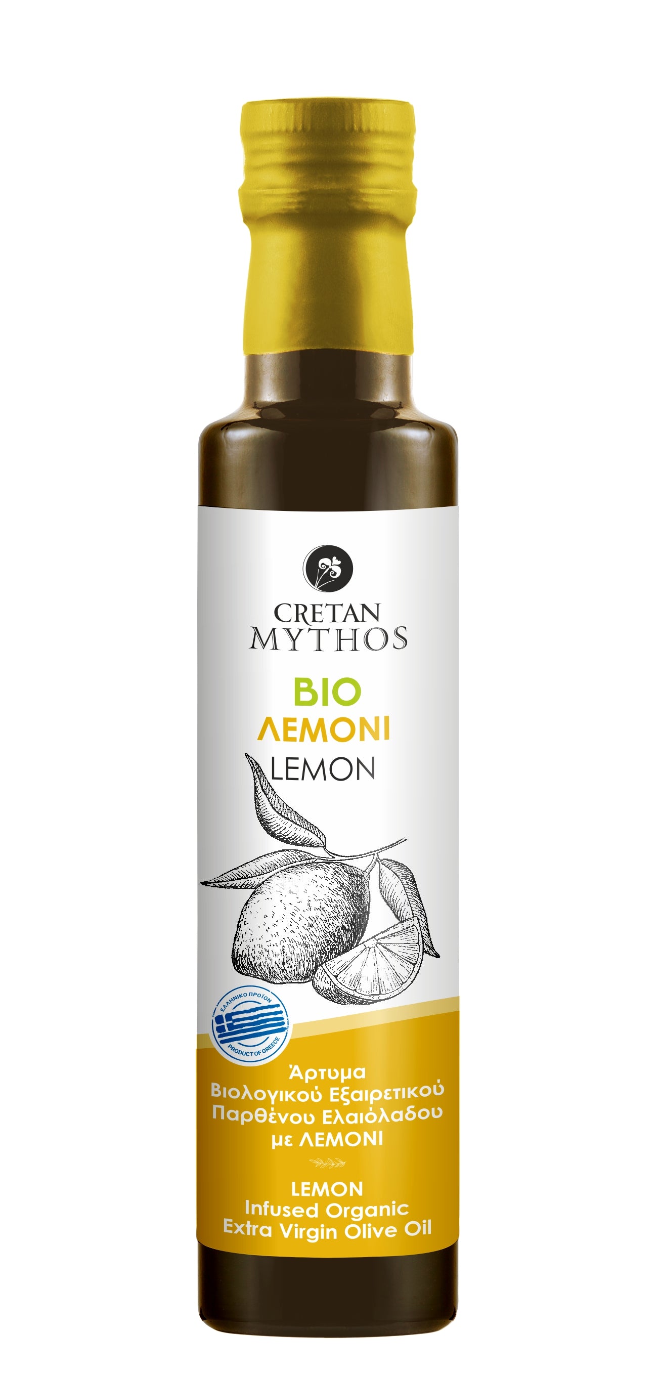 Infused BIO EVOO in 7 Natural Flavours - Cretan Mythos