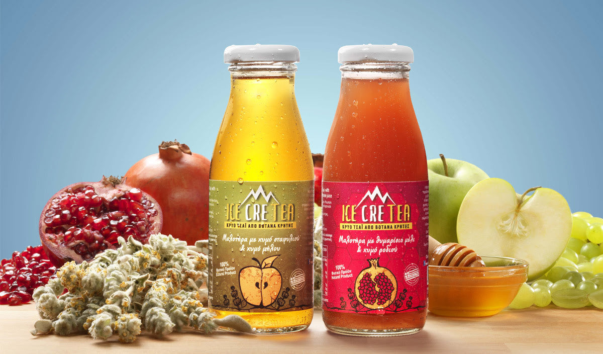 ICE CRE TEA Cretan Mountain Tea with Pomegranate & Thyme Honey