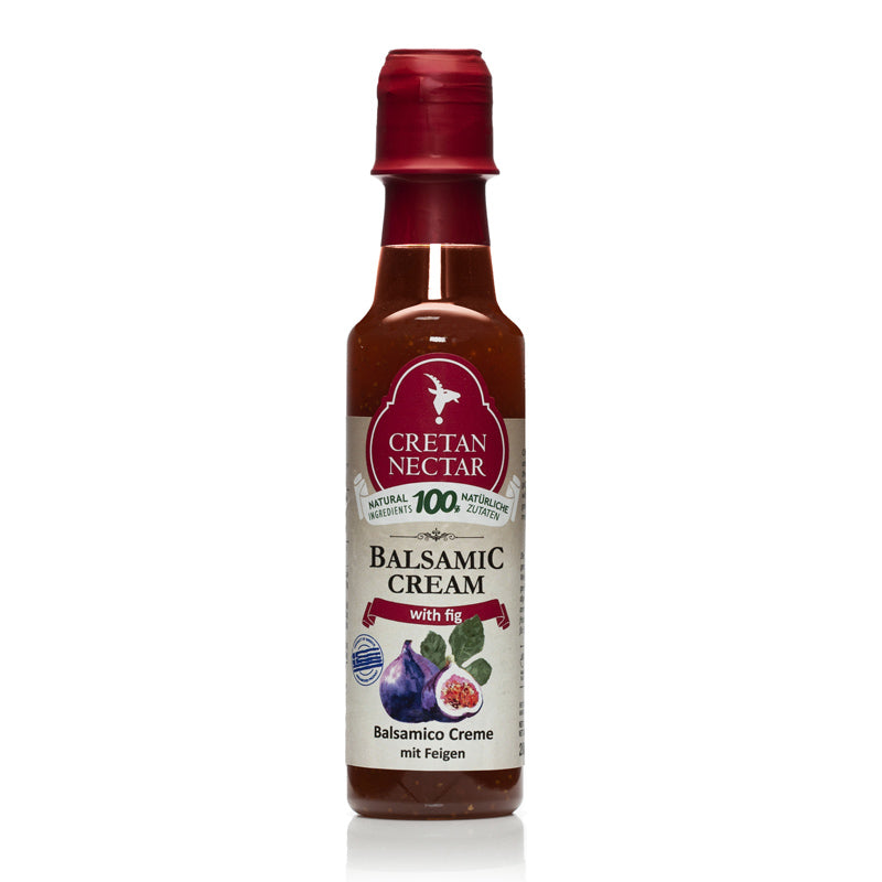Cretan Nectar Balsamic Cream / Glaze with Fig 200ml Greek Deli Club
